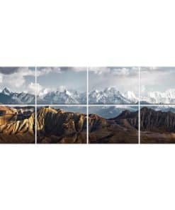 Paquete de 8 Paneles Acústicos - 48"x32"x0.5" Paneles