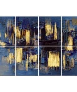 Paquete de 8 Paneles Acústicos - 48"x32"x0.5" Paneles