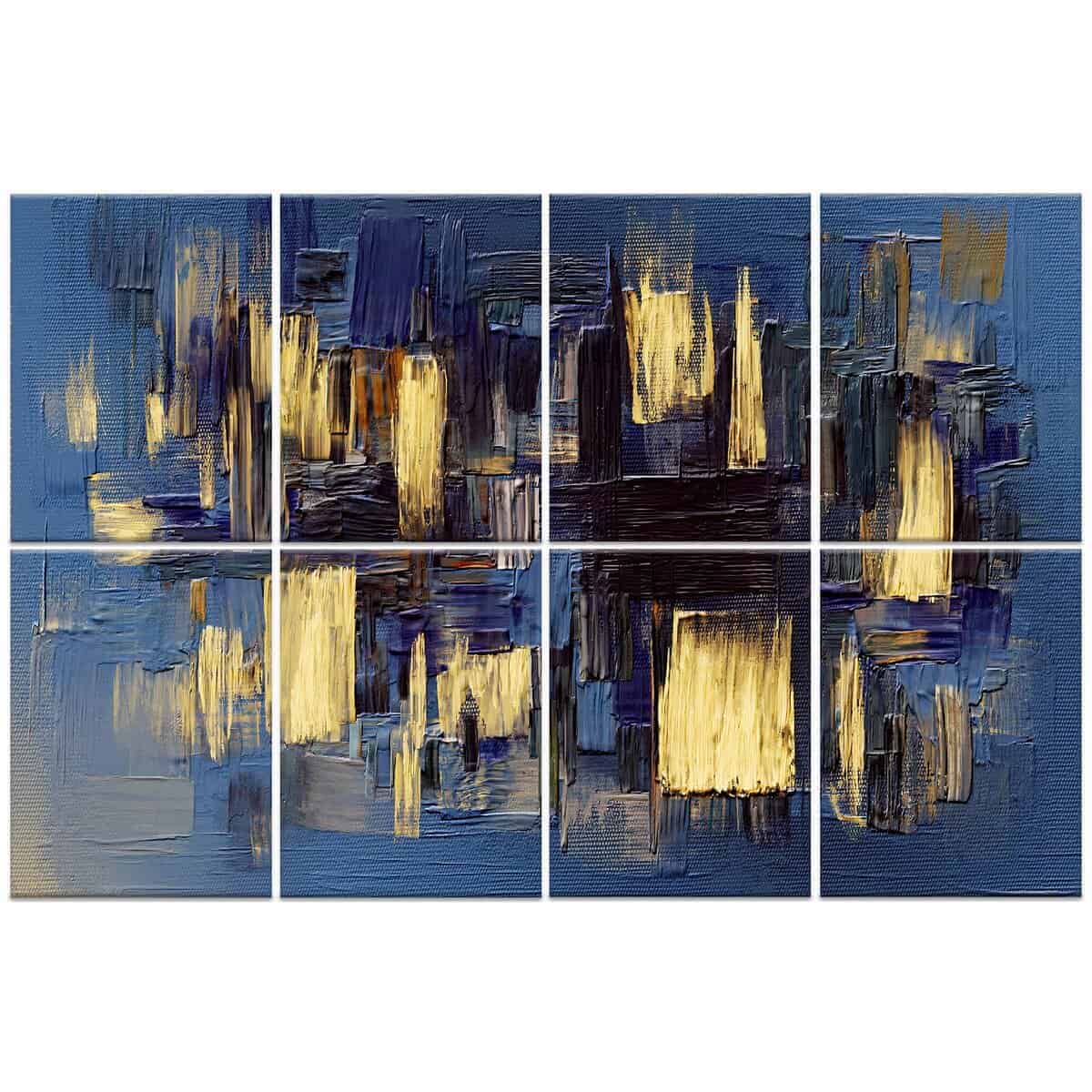 Paquete de 8 Paneles Acústicos - 48"x32"x0.5" Paneles