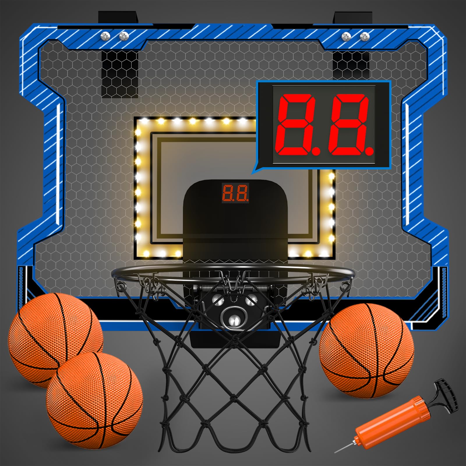 Canasta de Baloncesto Mini Interior con Panel de