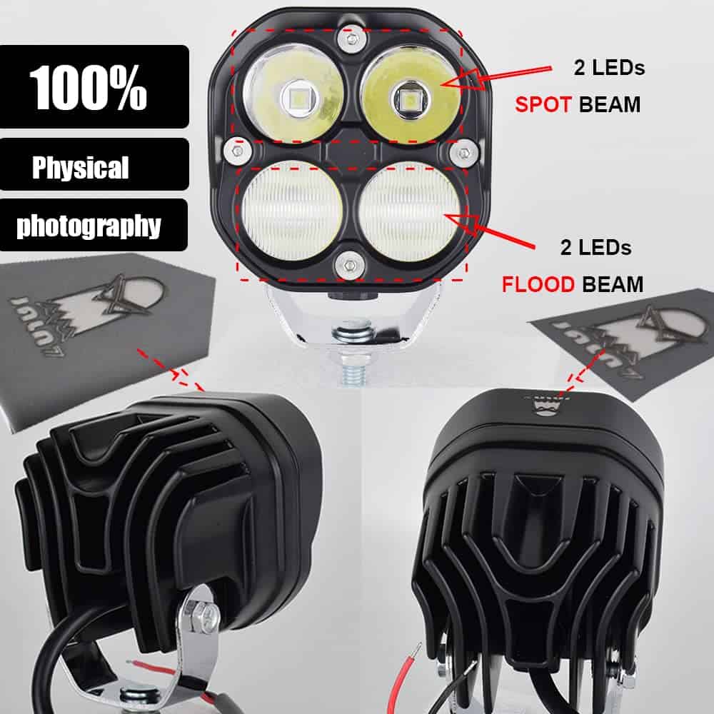 JALN7 LED Pods 3 Pulgadas 4X4 Luces LED para Coche Combo - Imagen 3