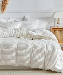 Juego de funda nórdica Boho WARMDERN tamaño -Blanco