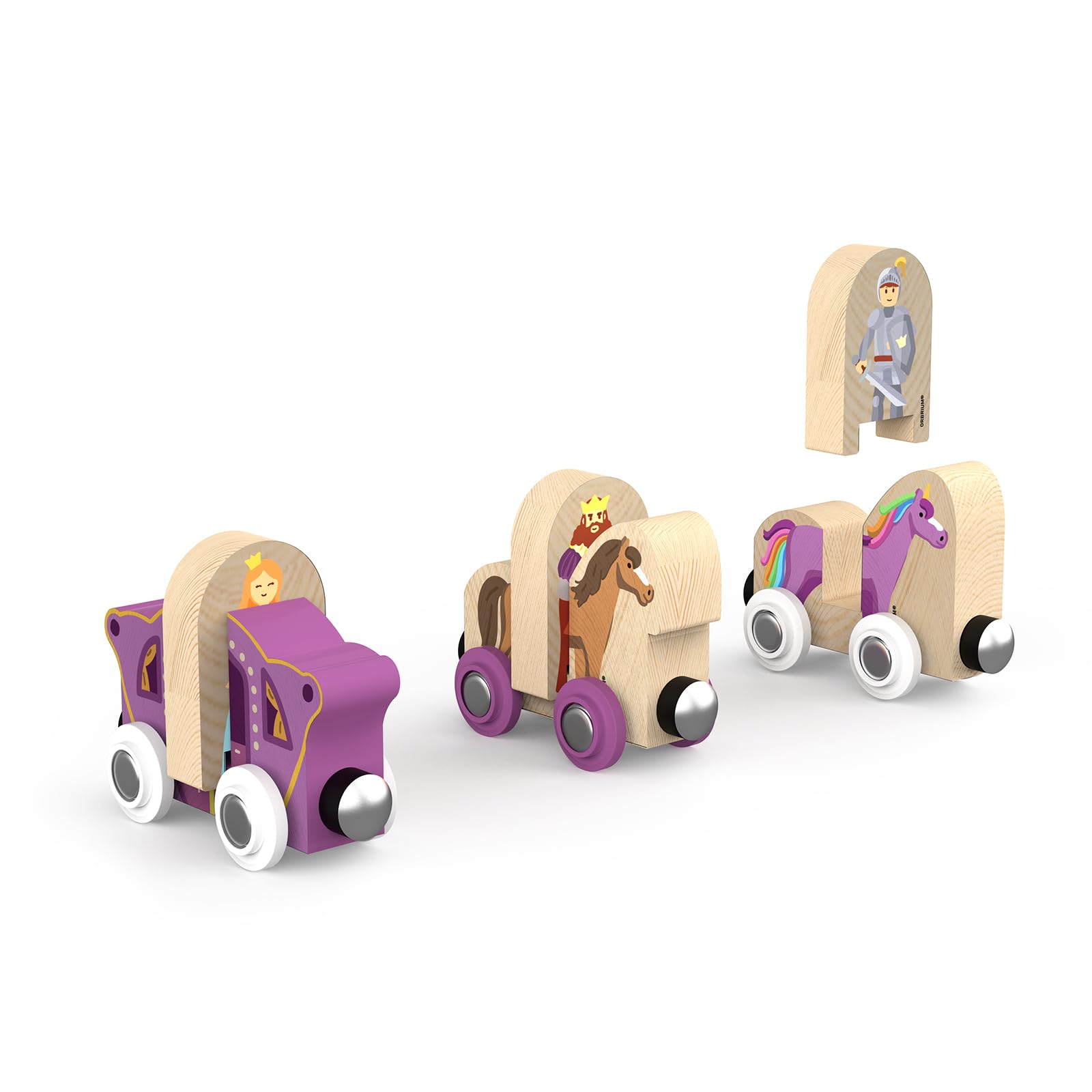 Set de Trenes de Aventura del Reino Fantástico de 68 Piezas - Imagen 4