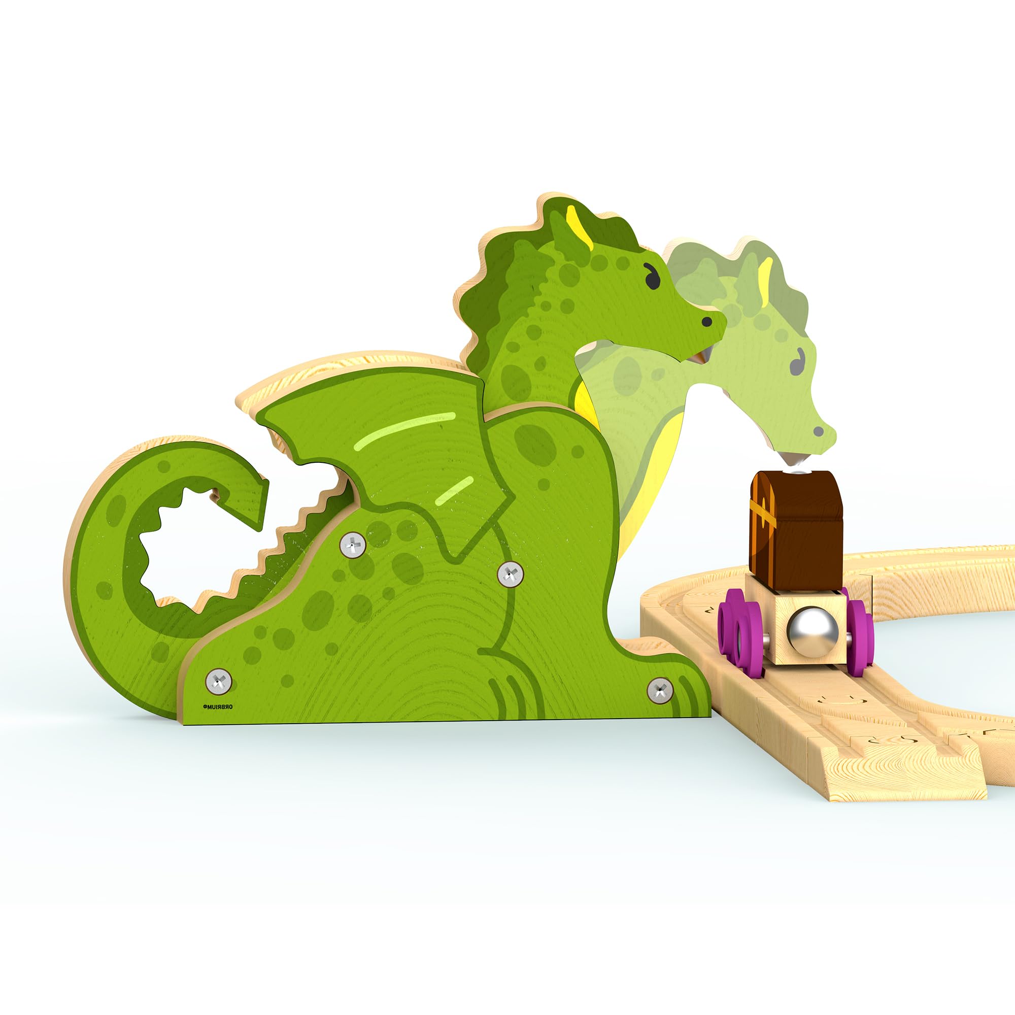 Set de Trenes de Aventura del Reino Fantástico de 68 Piezas - Imagen 5