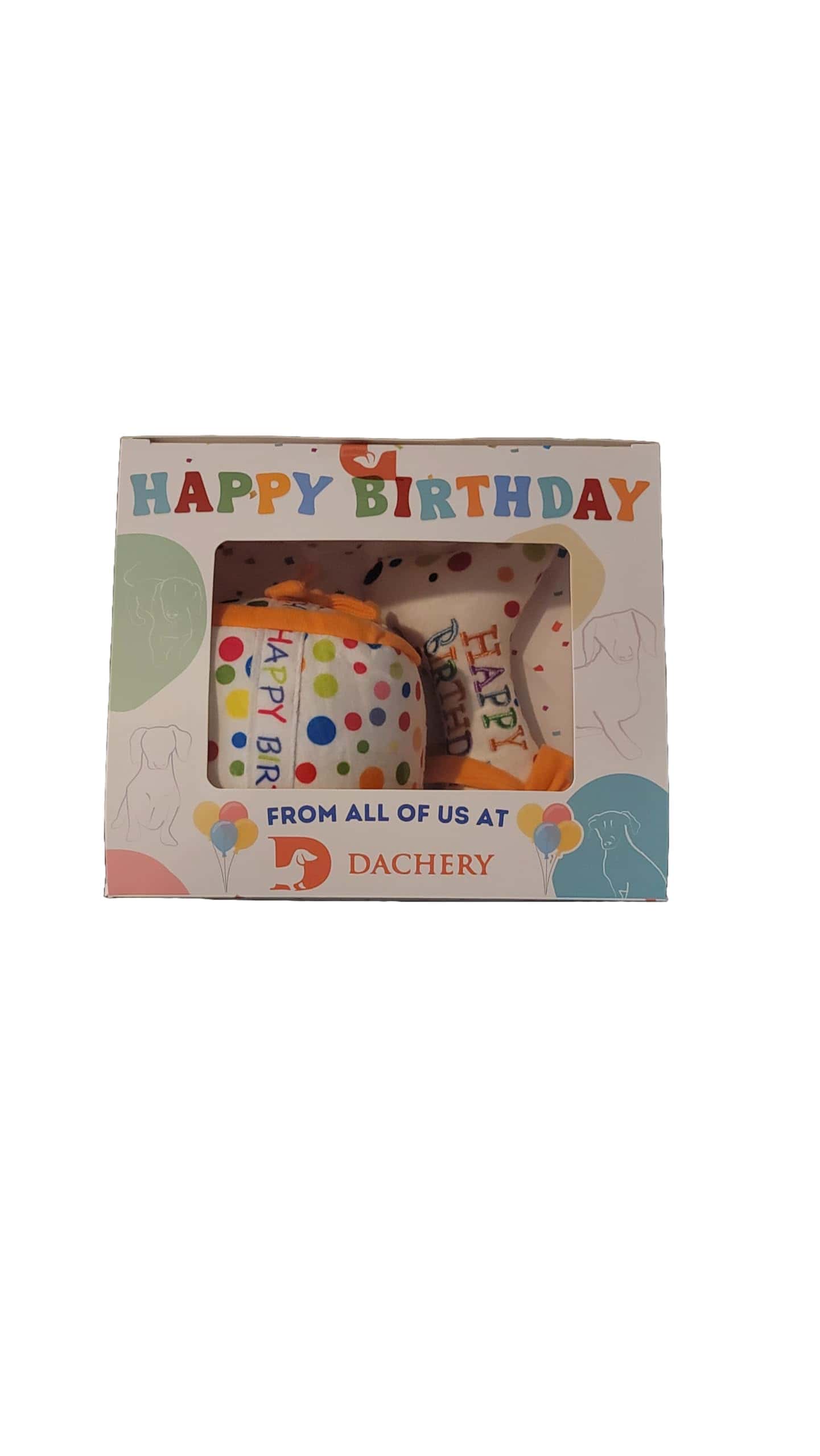 Juego de juguetes D Dachery Doggie Happy Birthday | Hueso - Imagen 9