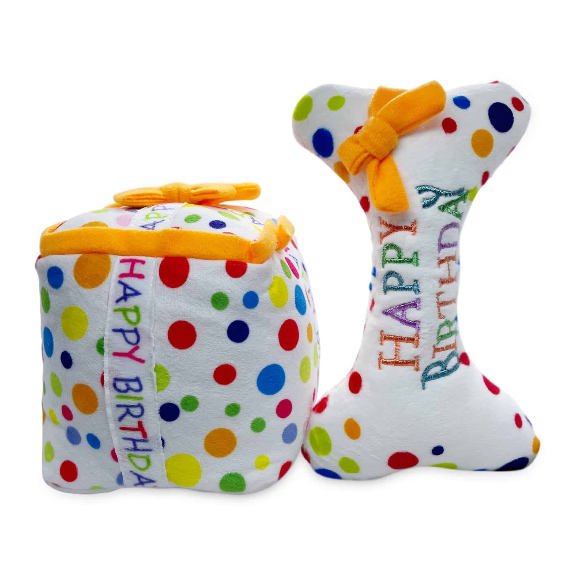 Juego de juguetes D Dachery Doggie Happy Birthday | Hueso