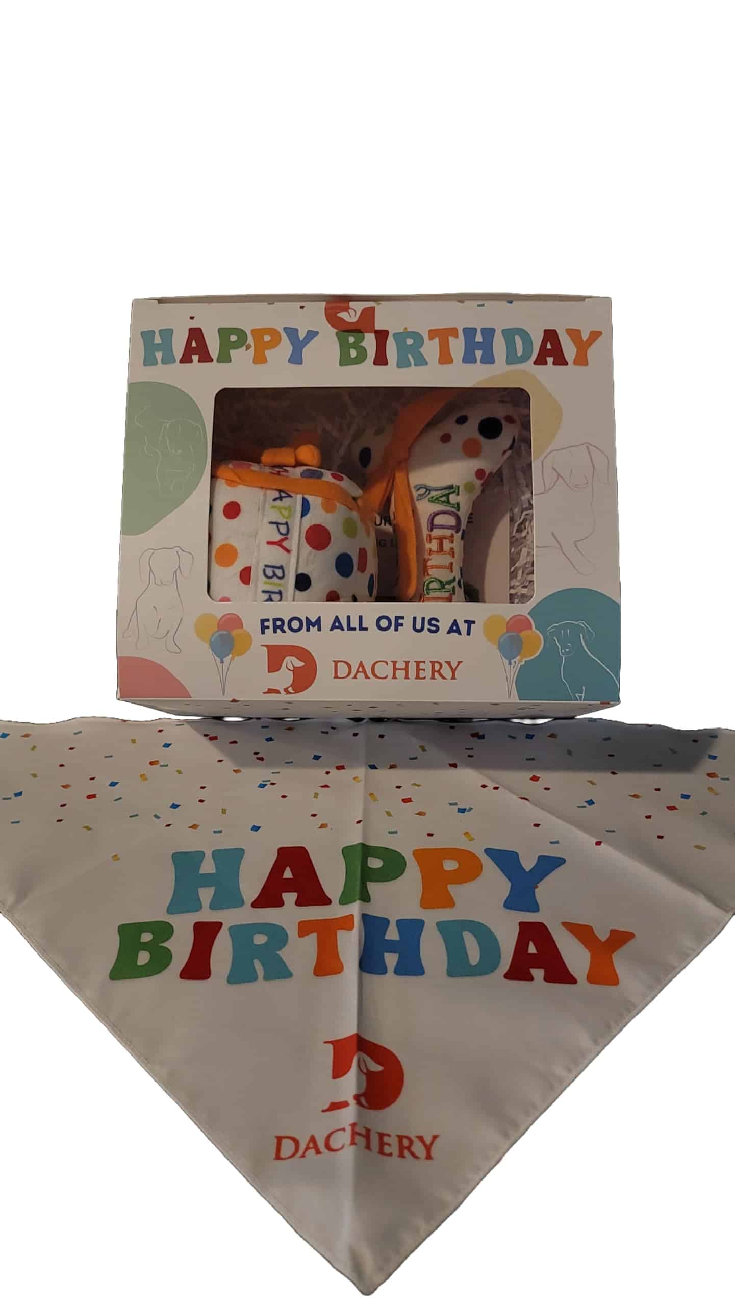 Juego de juguetes D Dachery Doggie Happy Birthday | Hueso - Imagen 10