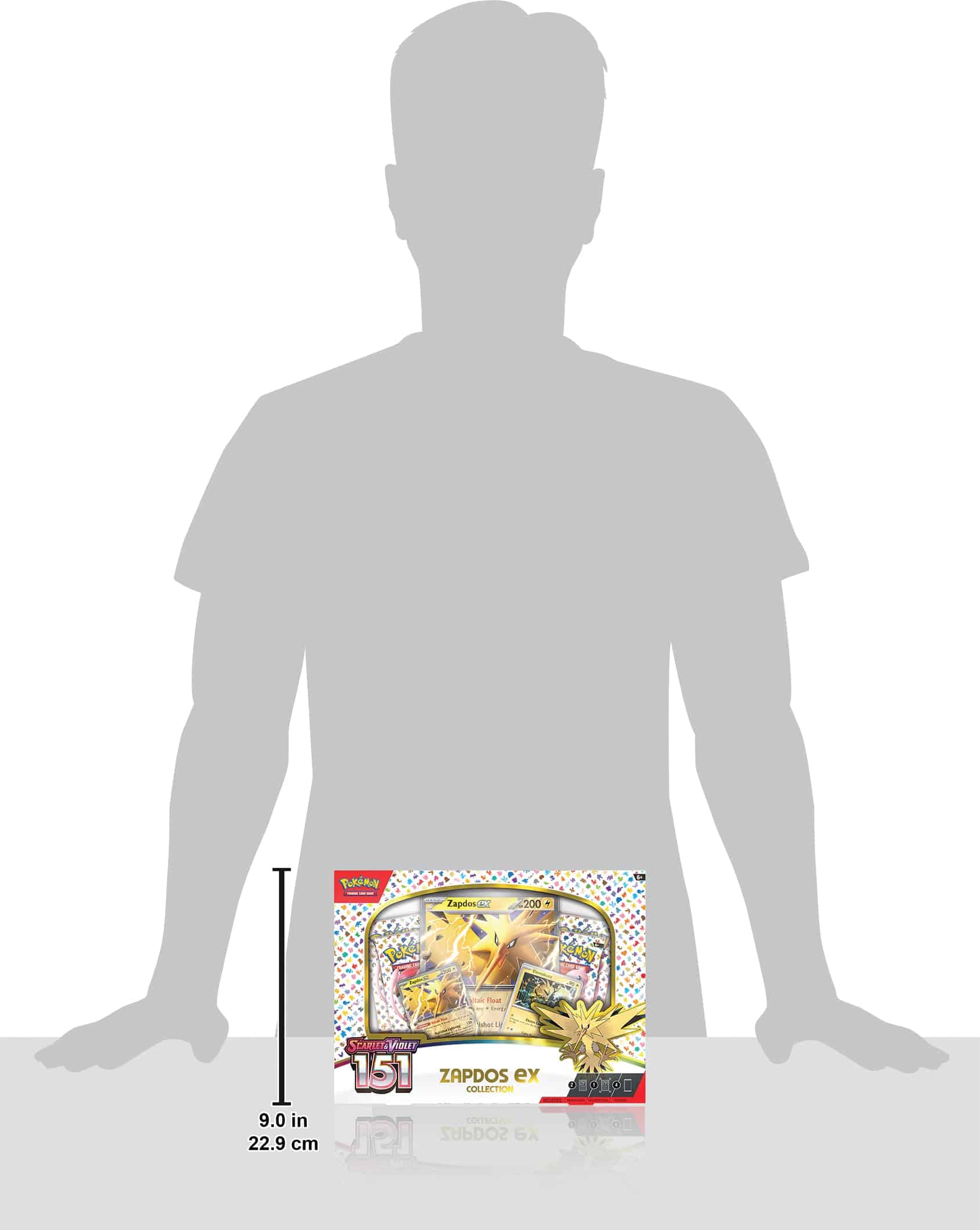 Pokemon TCG Scarlet & Violet 3.5 Caja de Pokemon 151 Zapdos - Imagen 3