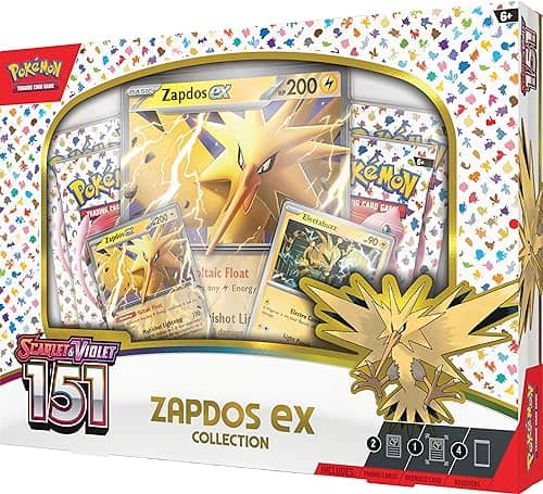 Pokemon TCG Scarlet & Violet 3.5 Caja de Pokemon 151 Zapdos - Imagen 4
