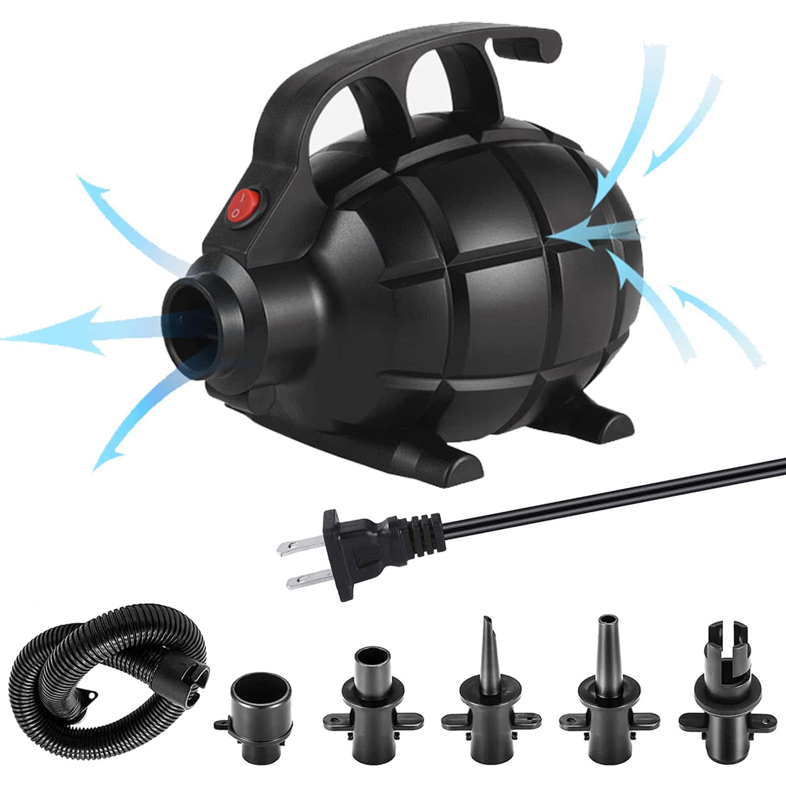 Bomba de Aire Eléctrica para Colchonetas de Gimnasia