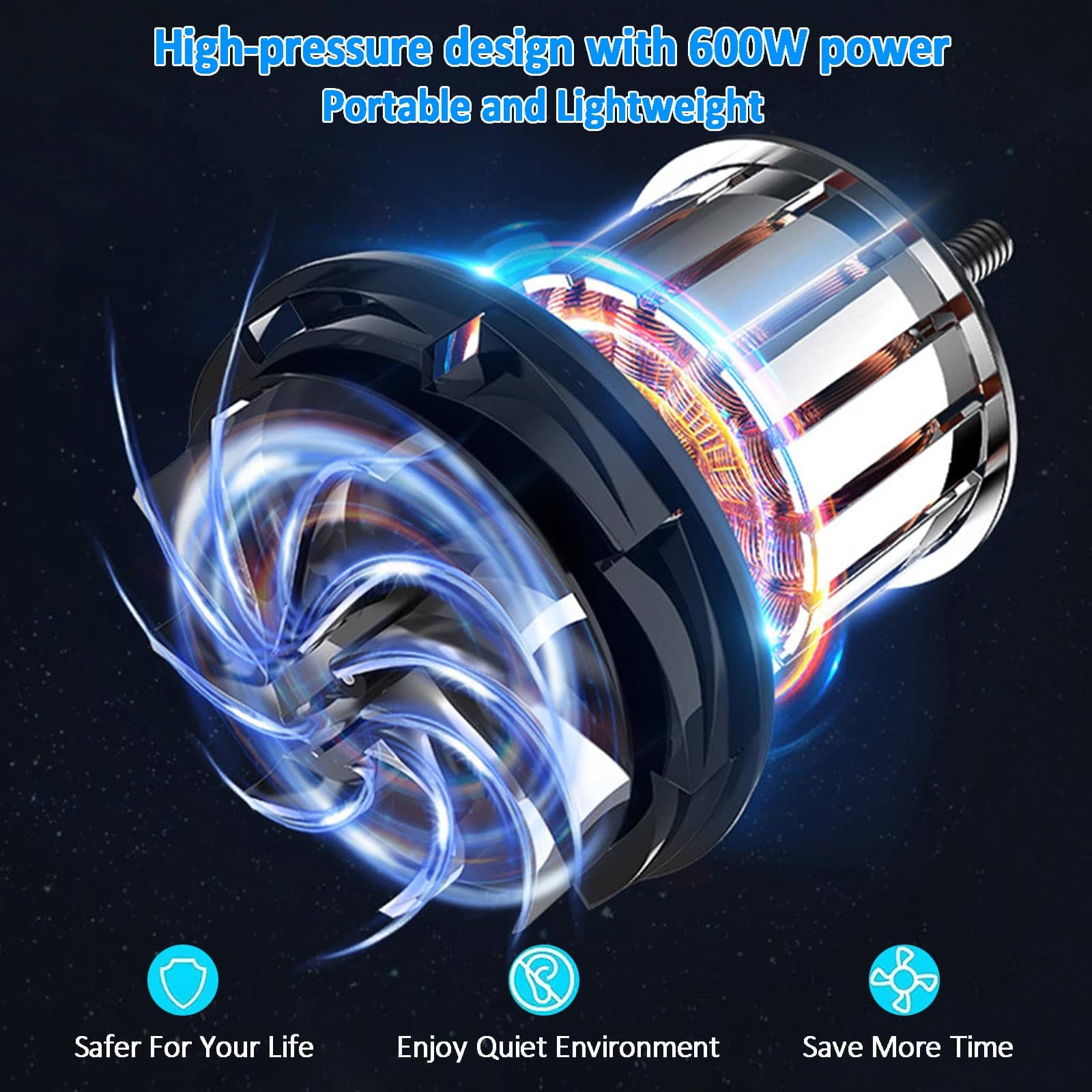 Bomba de Aire Eléctrica para Colchonetas de Gimnasia - Imagen 6