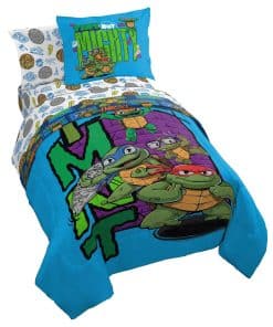 Juego de Edredón Gemelo Jay Franco Nickelodeon Tortugas