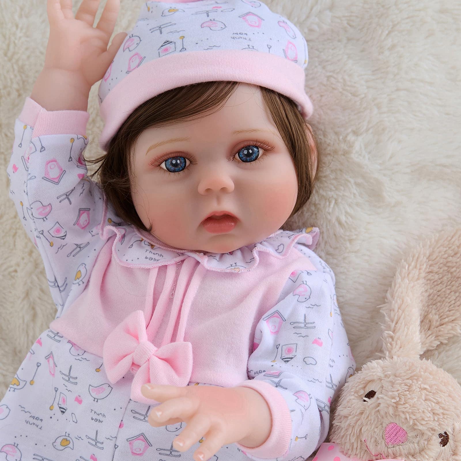 Muñecas Reborn Realistas Mírame y Mírame - Muñeca Recién