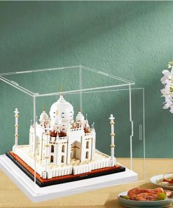 Caja de exhibición acrílica transparente con puerta