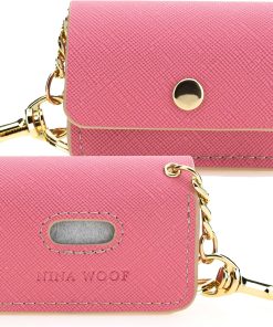 NINA WOOF Porta Bolsas de Popó de Cuero - Porta Bolsas de