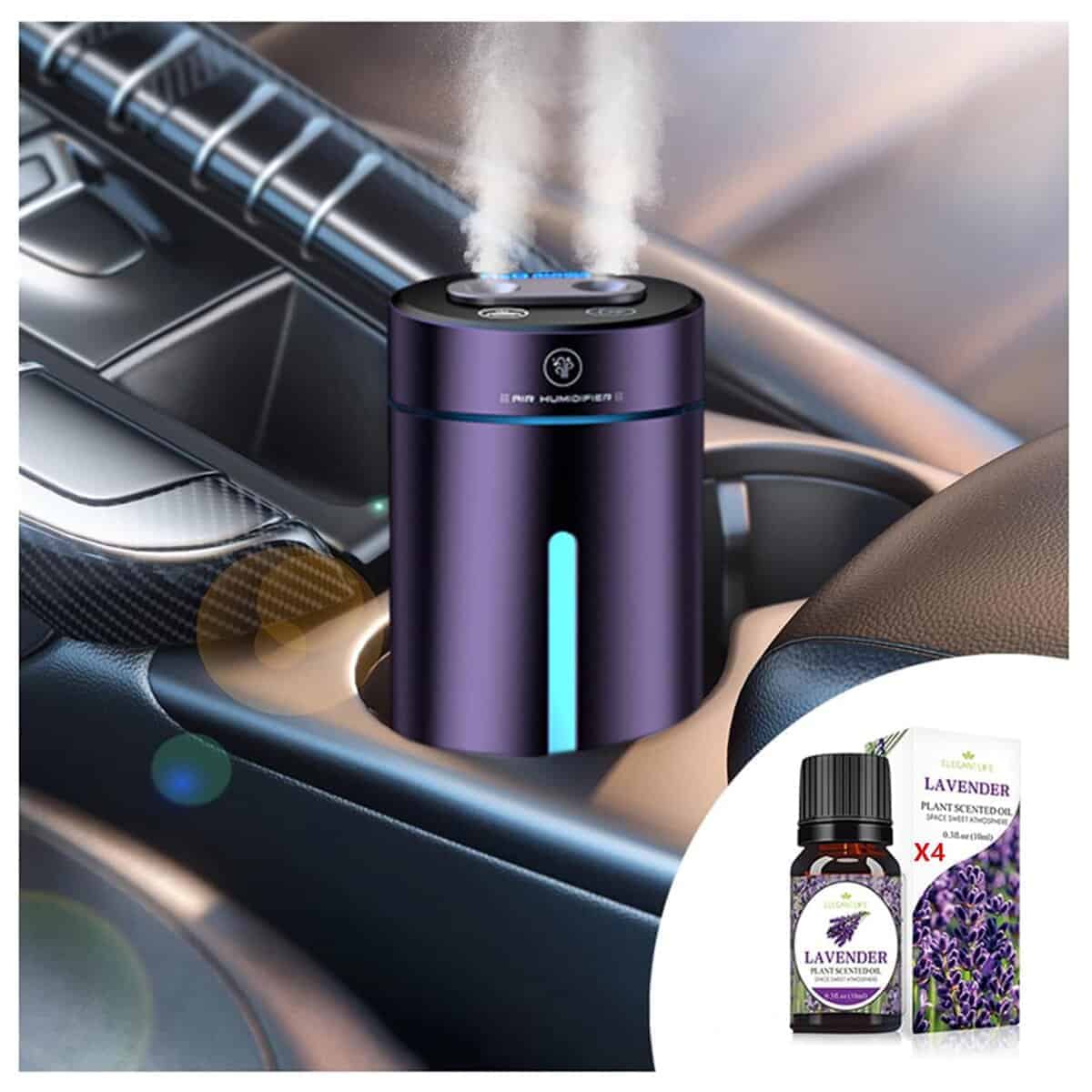 Difusor de Aromaterapia para Automóvil Recargable Atomizado