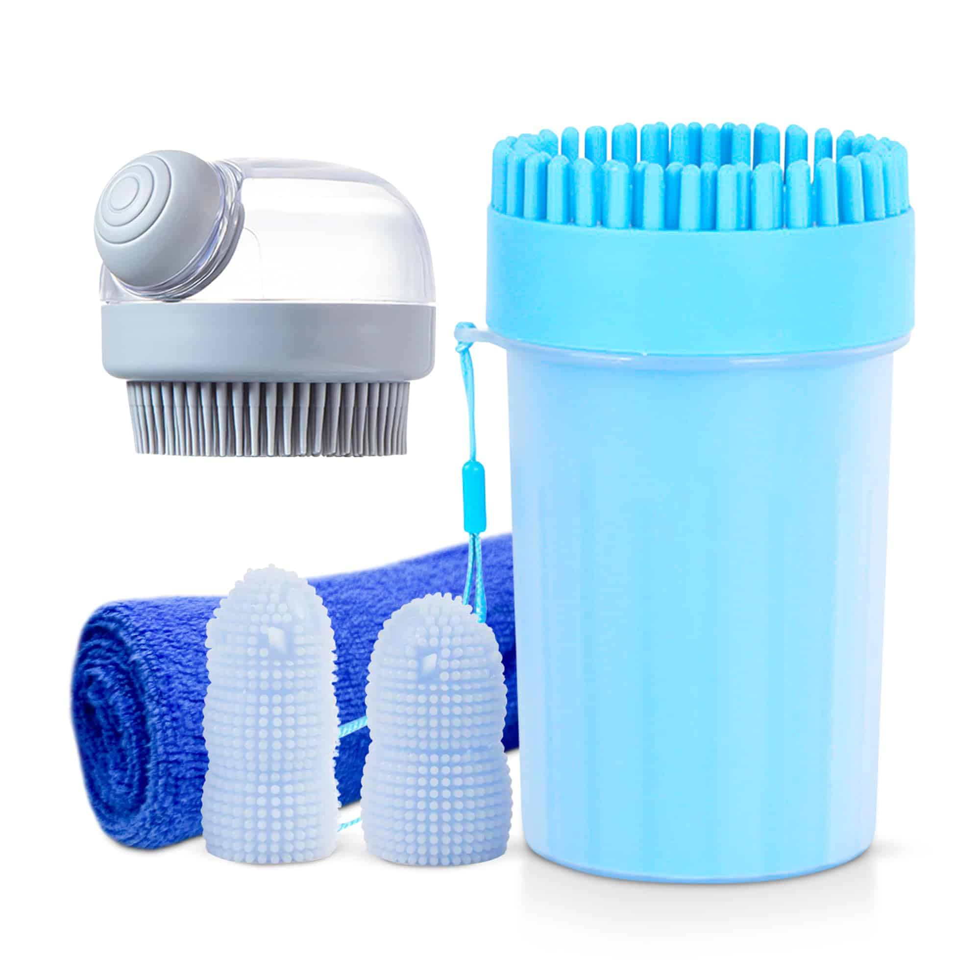 Set de 4 Piezas Limpiador de Patas para Perros - Limpiador