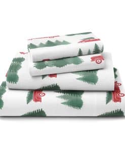 Sábanas navideñas de franela - 100% algodón franela -