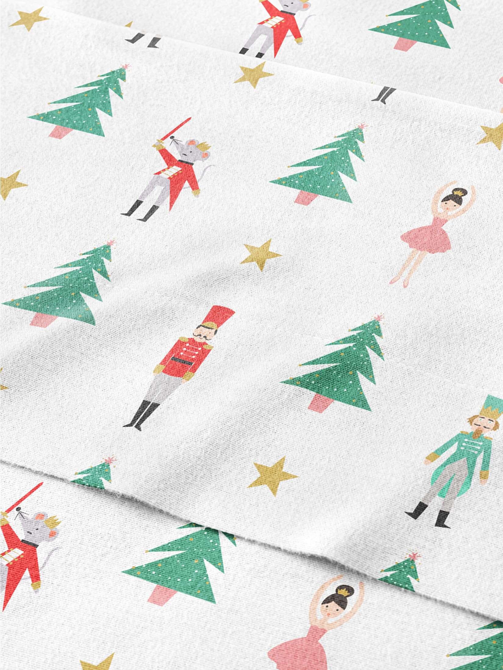 Juego de sábanas de franela de Navidad - Sábanas de franela - Imagen 9