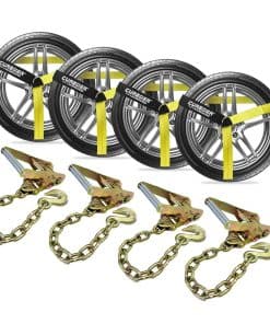 Cureder Correas de Amarrar para Autos en Remolques con