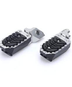 Pisantes ajustables de aluminio para motocicleta