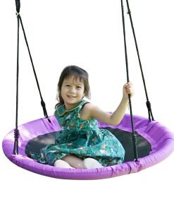 Columpio en forma de platillo JUNGLE WELL de 40" con marco