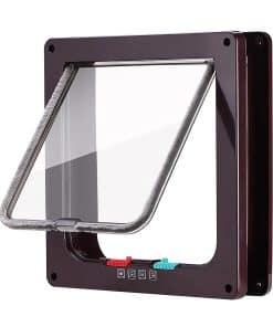 Puerta magnética para gatos ShanSon (Tamaño exterior 7.5" x