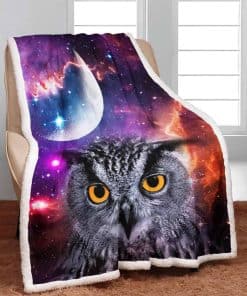 Manta Realista de Búho YISUEMEI, Suave y Esponjosa con