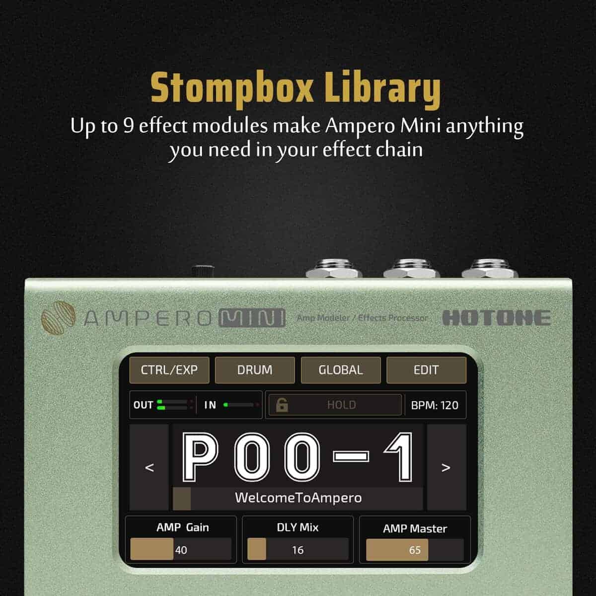 Ampero Mini MP-50 Modelo de Amplificador de Guitarra Bajo - Imagen 5