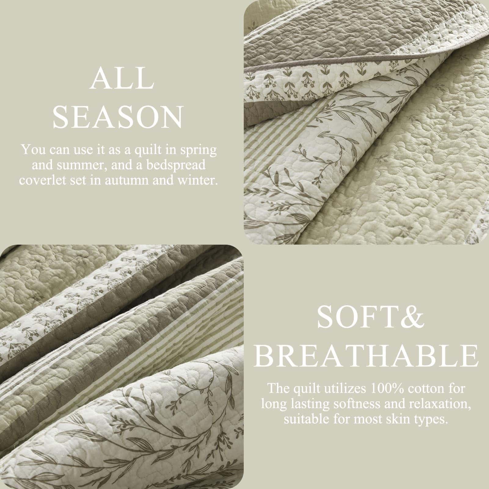 Edredón de Hojas Tamaño King DDUOXIN - Edredón King de - Imagen 6