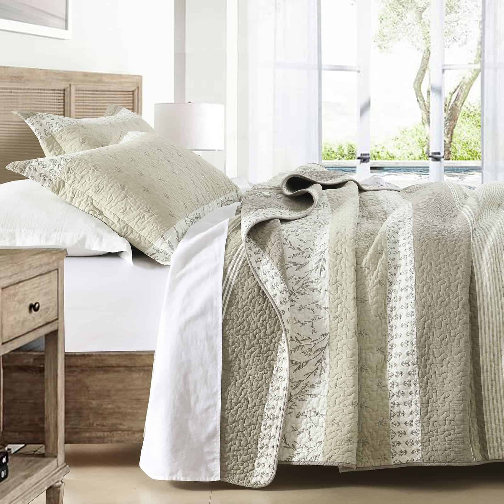 Edredón de Hojas Tamaño King DDUOXIN - Edredón King de - Imagen 3