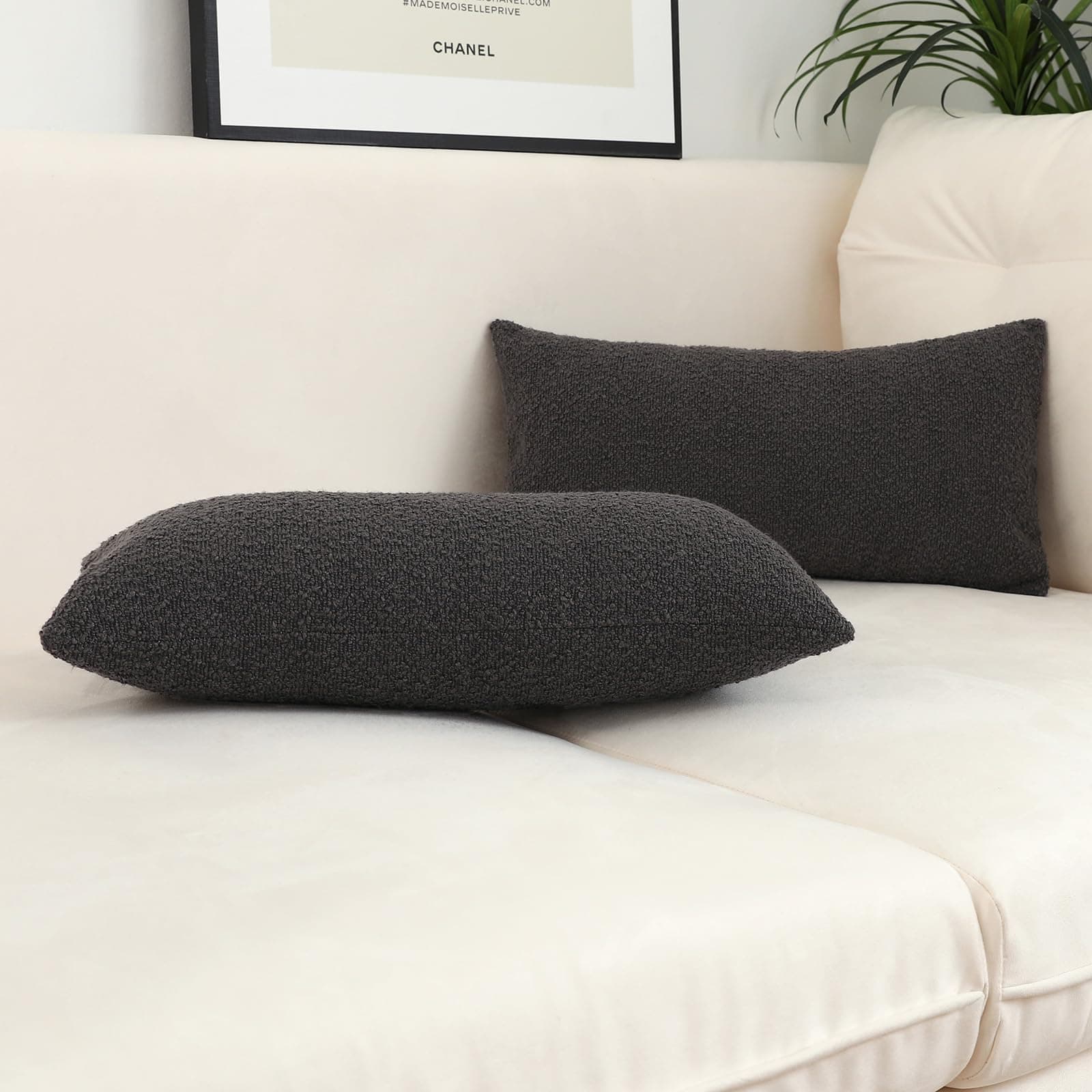 Funda Decorativa para Cojín Largo Lumbar Grueso de Tiro - Imagen 3