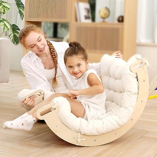 Arco de Escalada Montessori 2 en 1 para Niños, Arco de