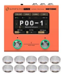 Pedal Procesador de Efectos Multi Guitarra Bajo Modelado de