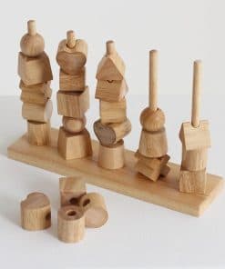 Juego de Ensamblaje de Bloques de Madera MANMUL Sangjeom