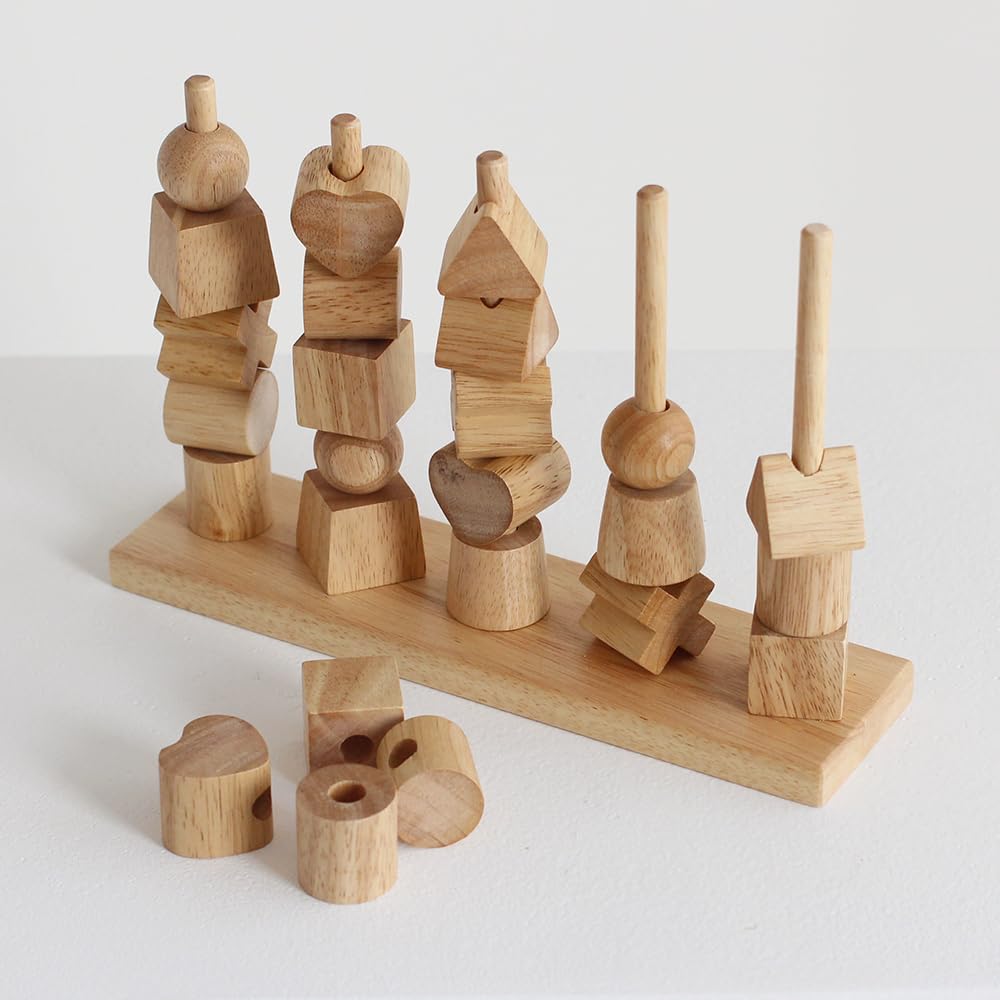 Juego de Ensamblaje de Bloques de Madera MANMUL Sangjeom