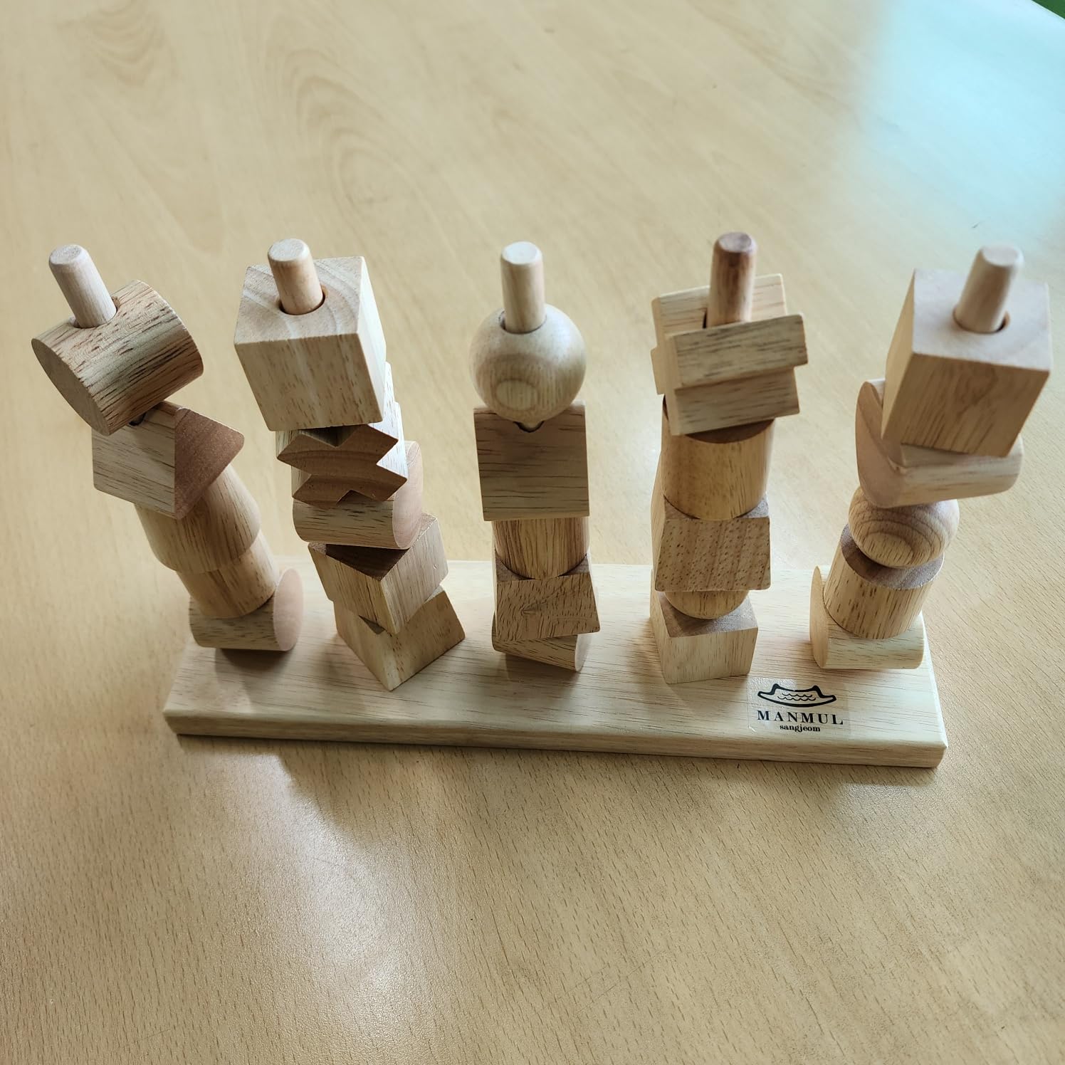 Juego de Ensamblaje de Bloques de Madera MANMUL Sangjeom - Imagen 5