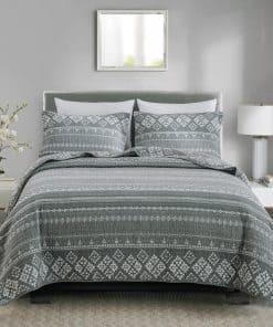 Juego de Edredón Boho King - Edredón King 100% Algodón con