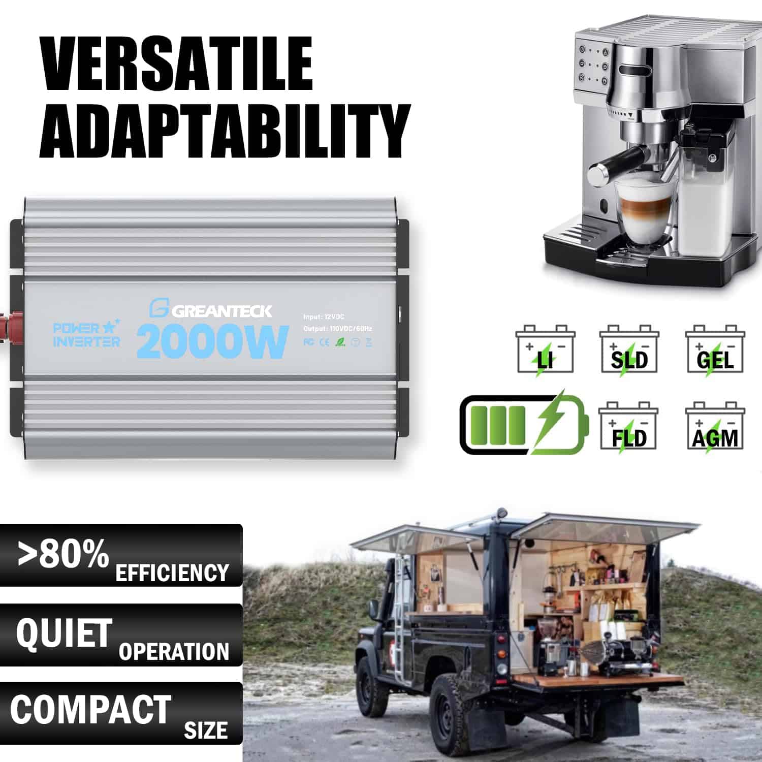 Inversor de Corriente de 2000 Watts Onda Sinusoidal - Imagen 3