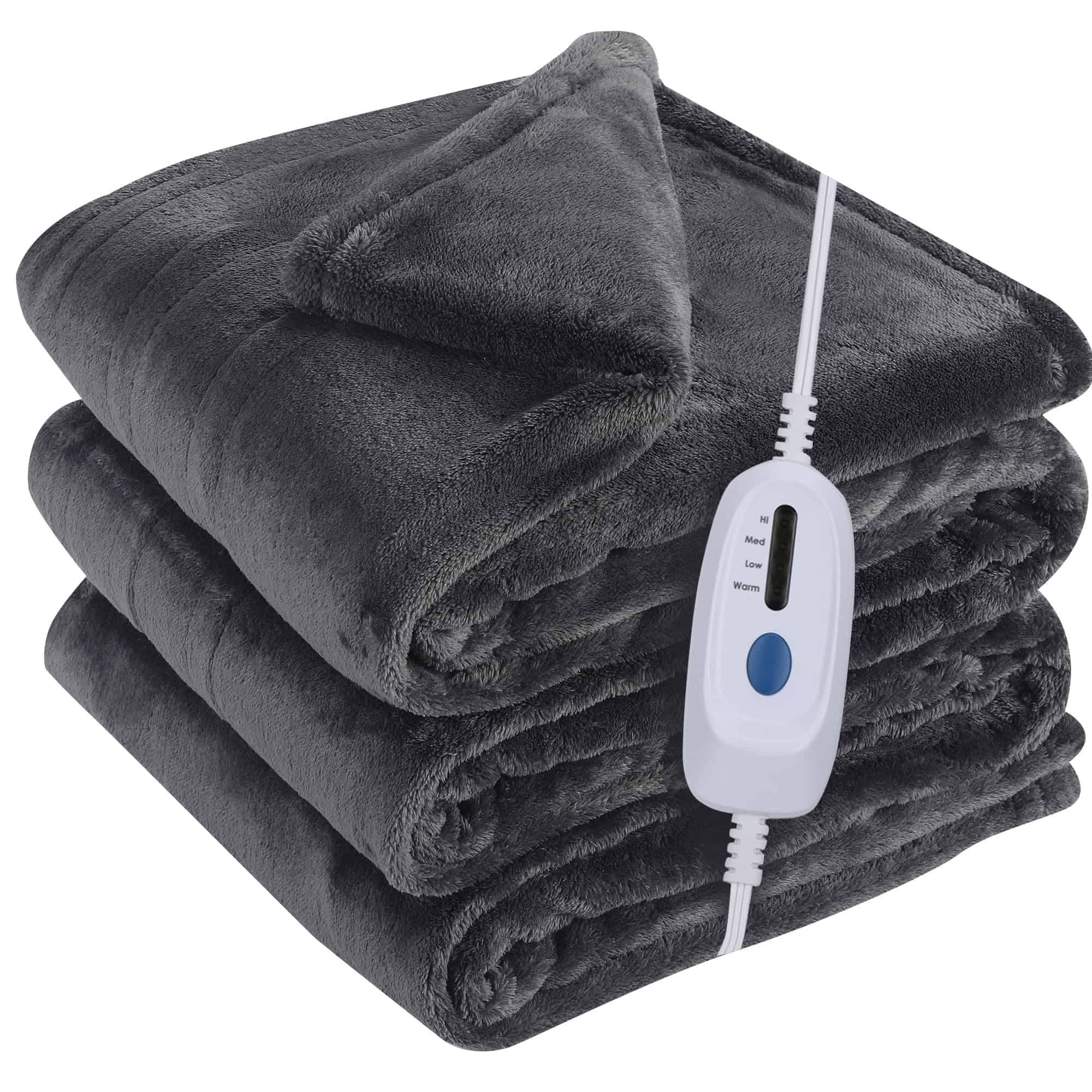 Cobertor Eléctrico Caliente McJaw Suave de Felpa Tamaño