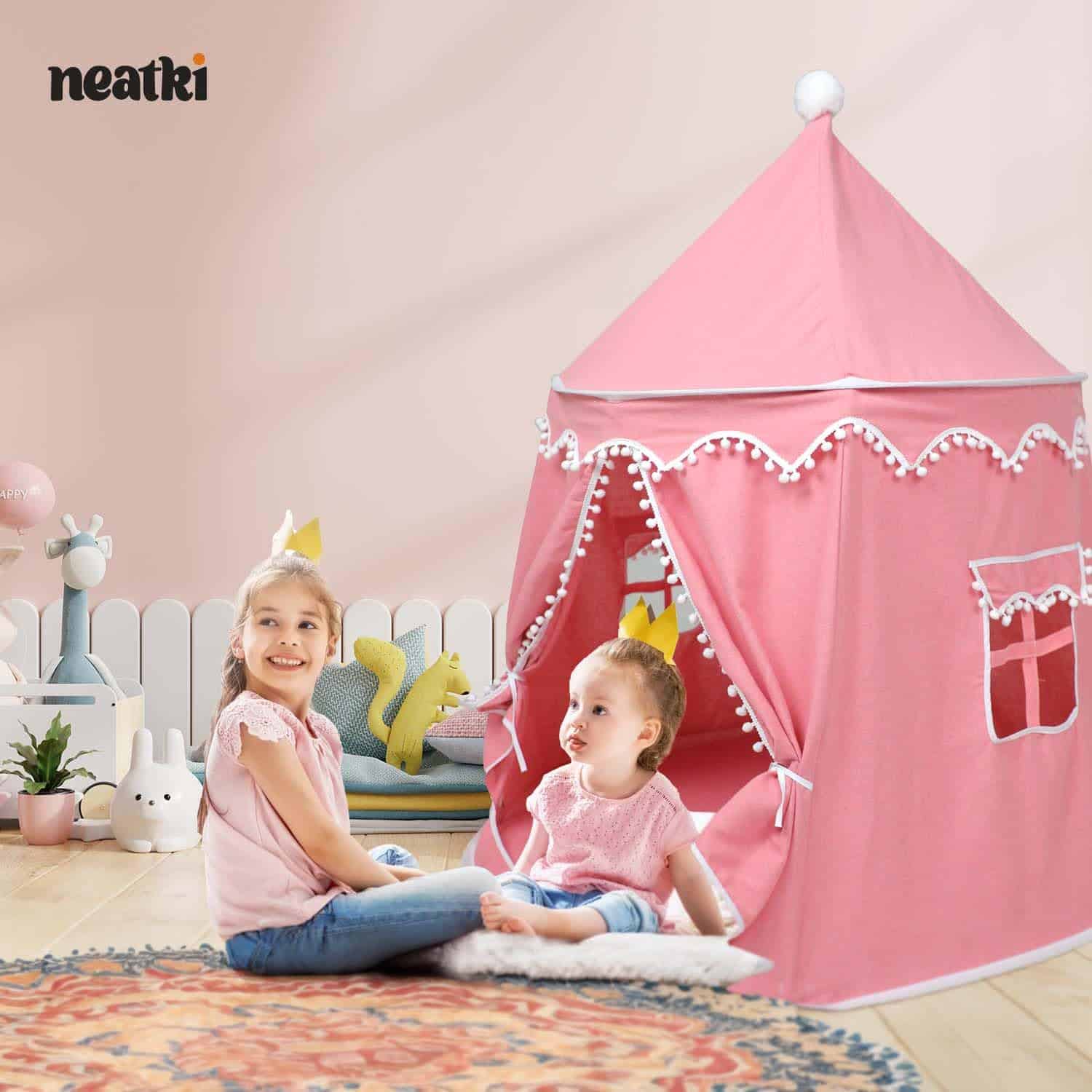 Carpa de Juego Interior para Niños Neatki 43" x 43" x 51" - Imagen 3