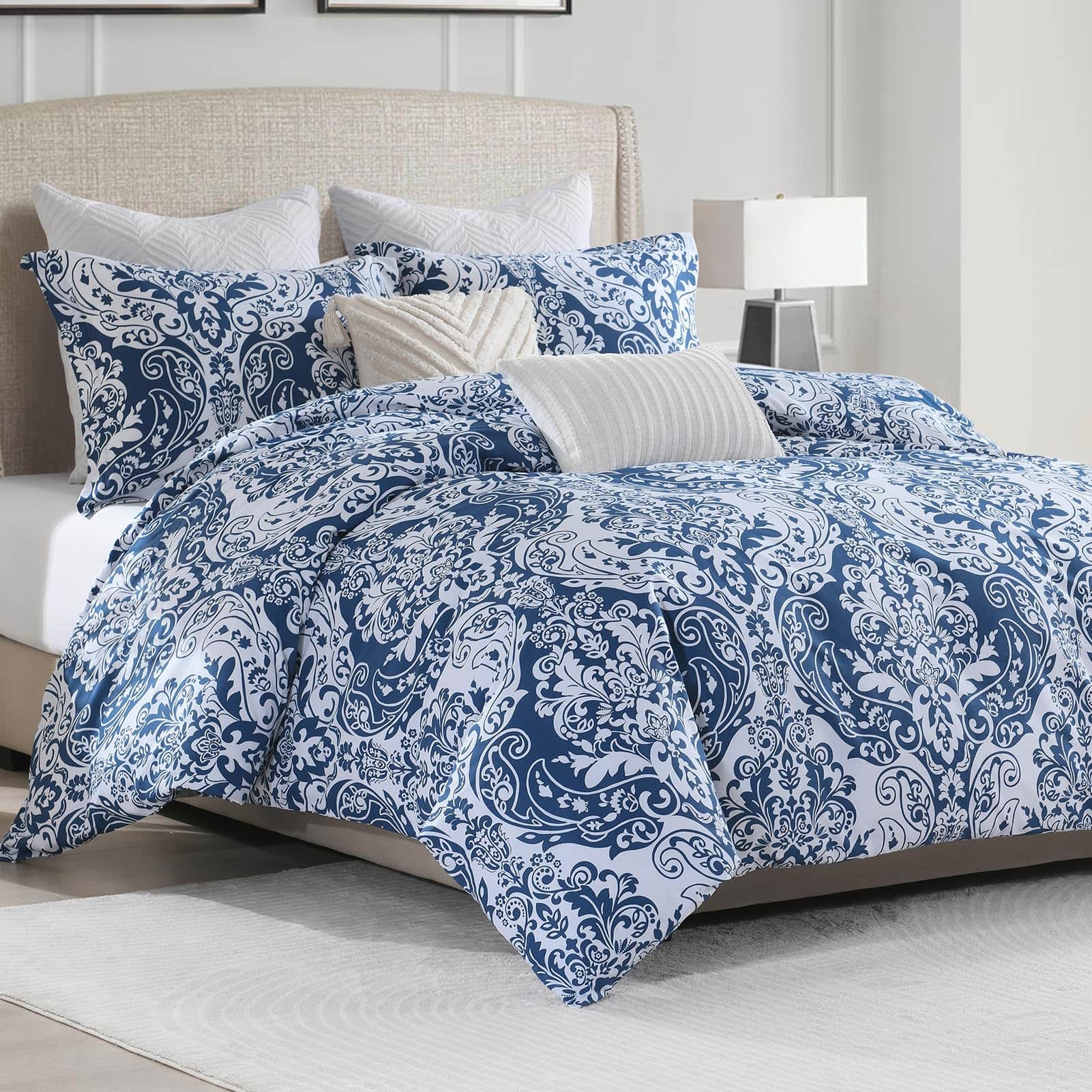 Bedduvit Floral Duvet Cover King - Funda de Edredón con