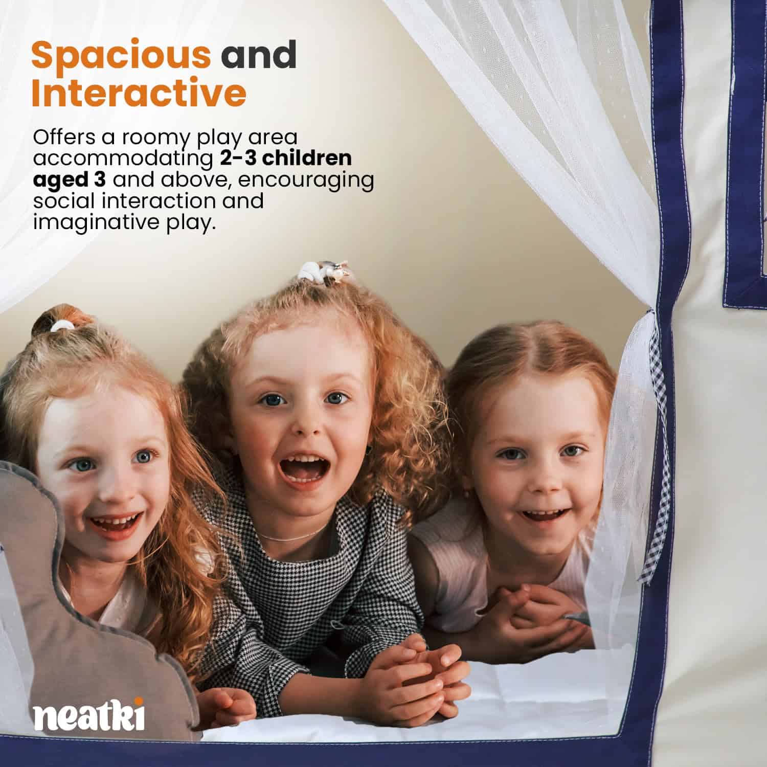 Casa de Juegos para Niños Neatki - Tienda Grande para - Imagen 6