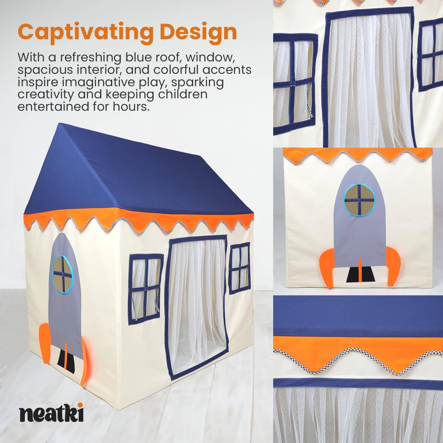 Casa de Juegos para Niños Neatki - Tienda Grande para - Imagen 7