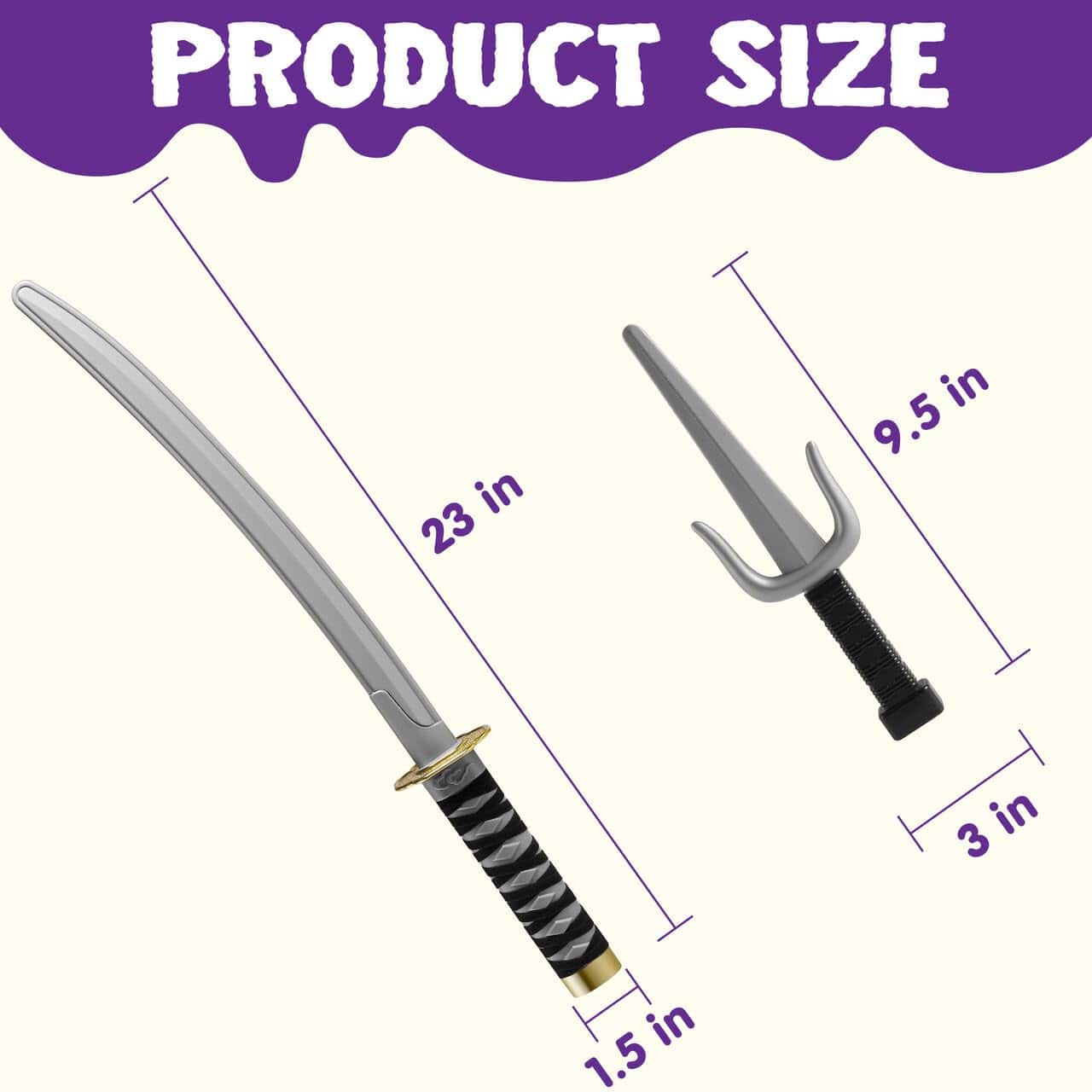 Conjunto de Armas y Mochila de Ninja de Halloween de - Imagen 8