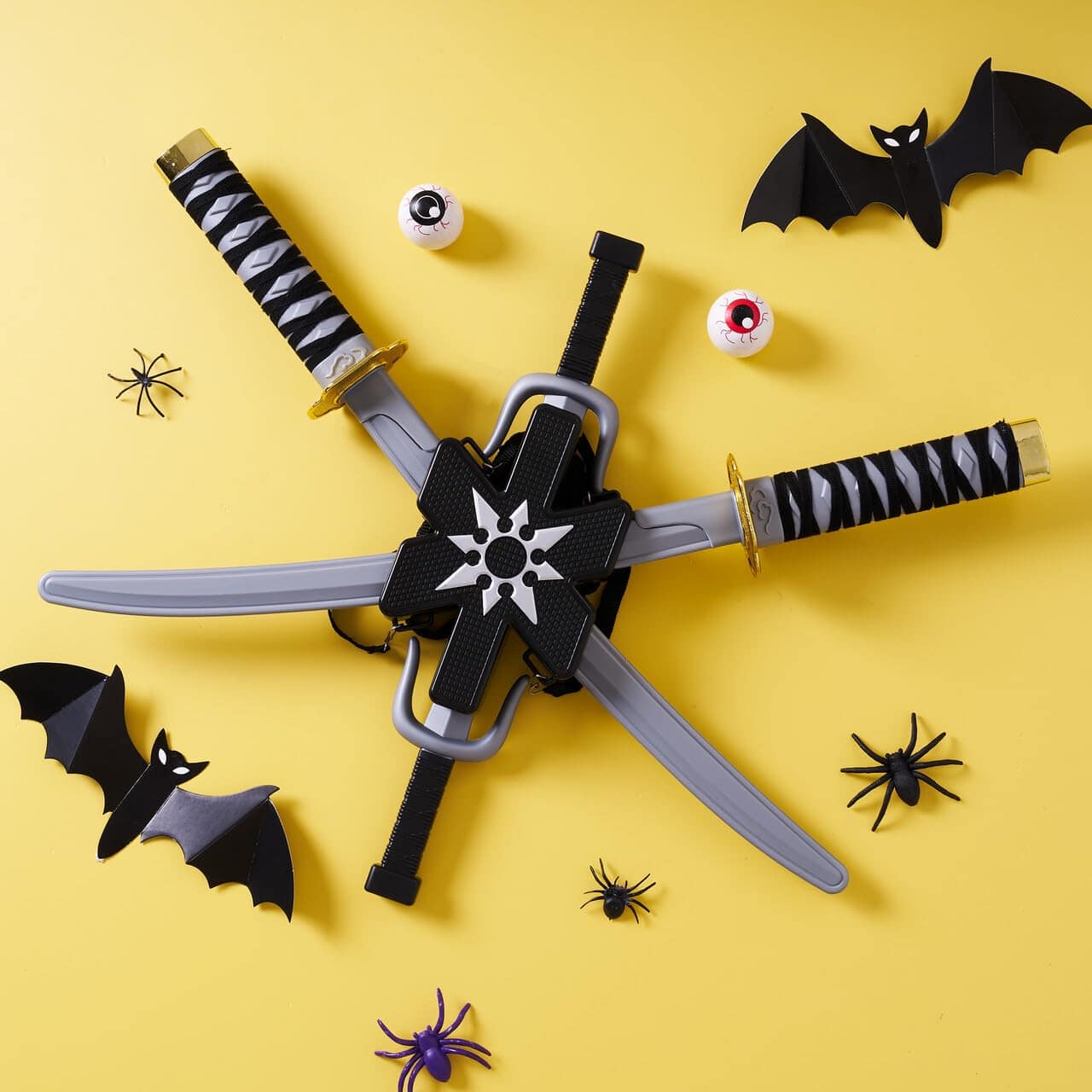 Conjunto de Armas y Mochila de Ninja de Halloween de - Imagen 7