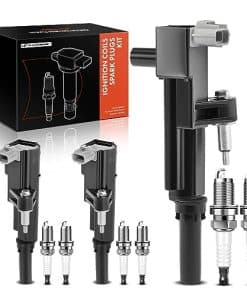 Kit de 3 bobinas de encendido y bujías Compatible con Ram
