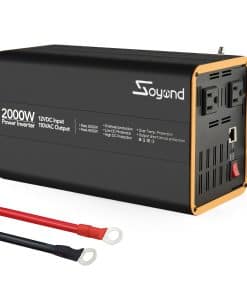 Inversor de Potencia de 2000W 12V DC a 110V AC Onda