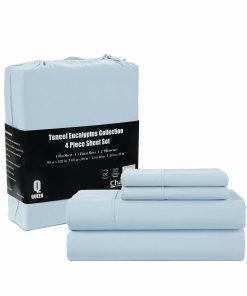 Juego de sábanas 100% Tencel CHATEAU HOME -Azul Claro