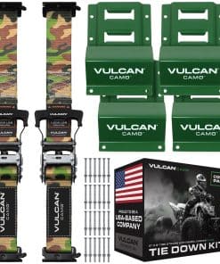 Amarres para ATV VULCAN con Mango de Goma - 2 Pulgadas x 8